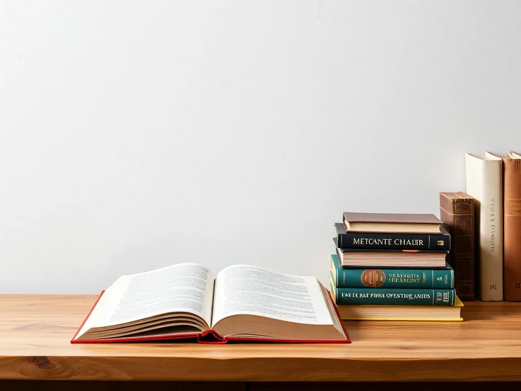 Salle de cours avec des livres ouverts, un tableau et des étudiants adultes prenant des notes, ambiance studieuse et accessible